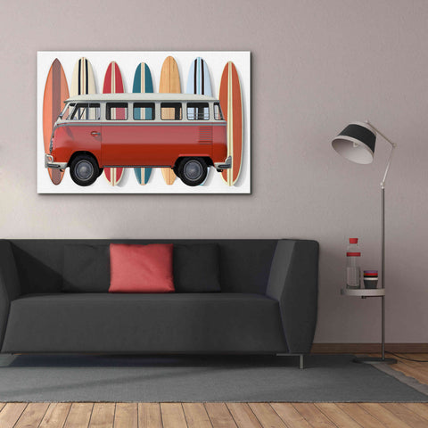 Image of 'Surfer Van' by Edward M. Fielding, Giclee Canvas Wall Art,60x40