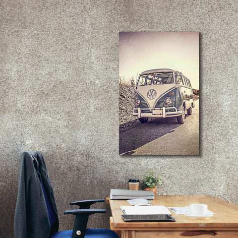 Image of 'Surfers’ Vintage VW Bus' by Edward M. Fielding, Giclee Canvas Wall Art,26x40