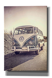 'Surfers’ Vintage VW Bus' by Edward M. Fielding, Giclee Canvas Wall Art