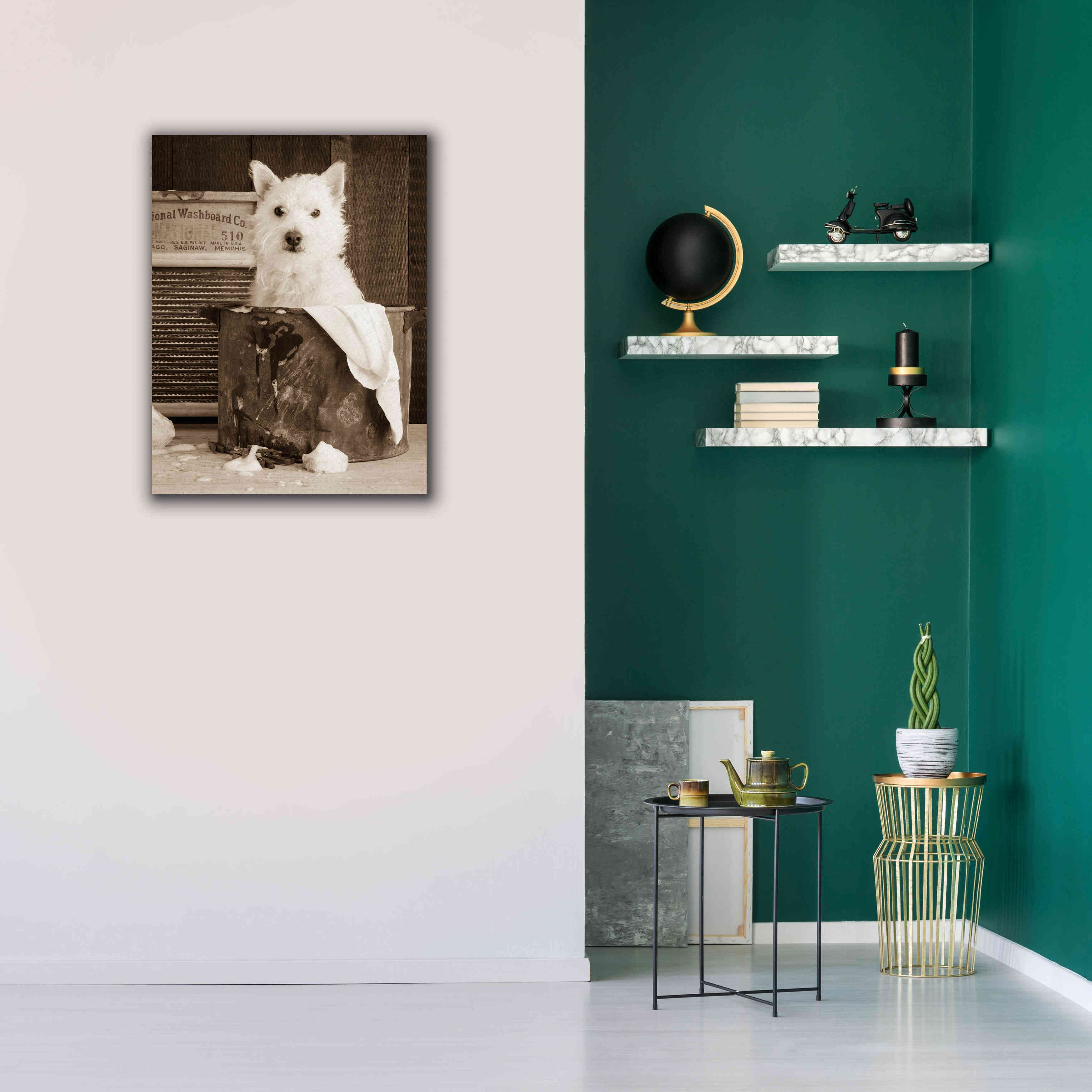 'Vintage Wash Day' by Edward M. Fielding, Giclee Canvas Wall Art,26x34