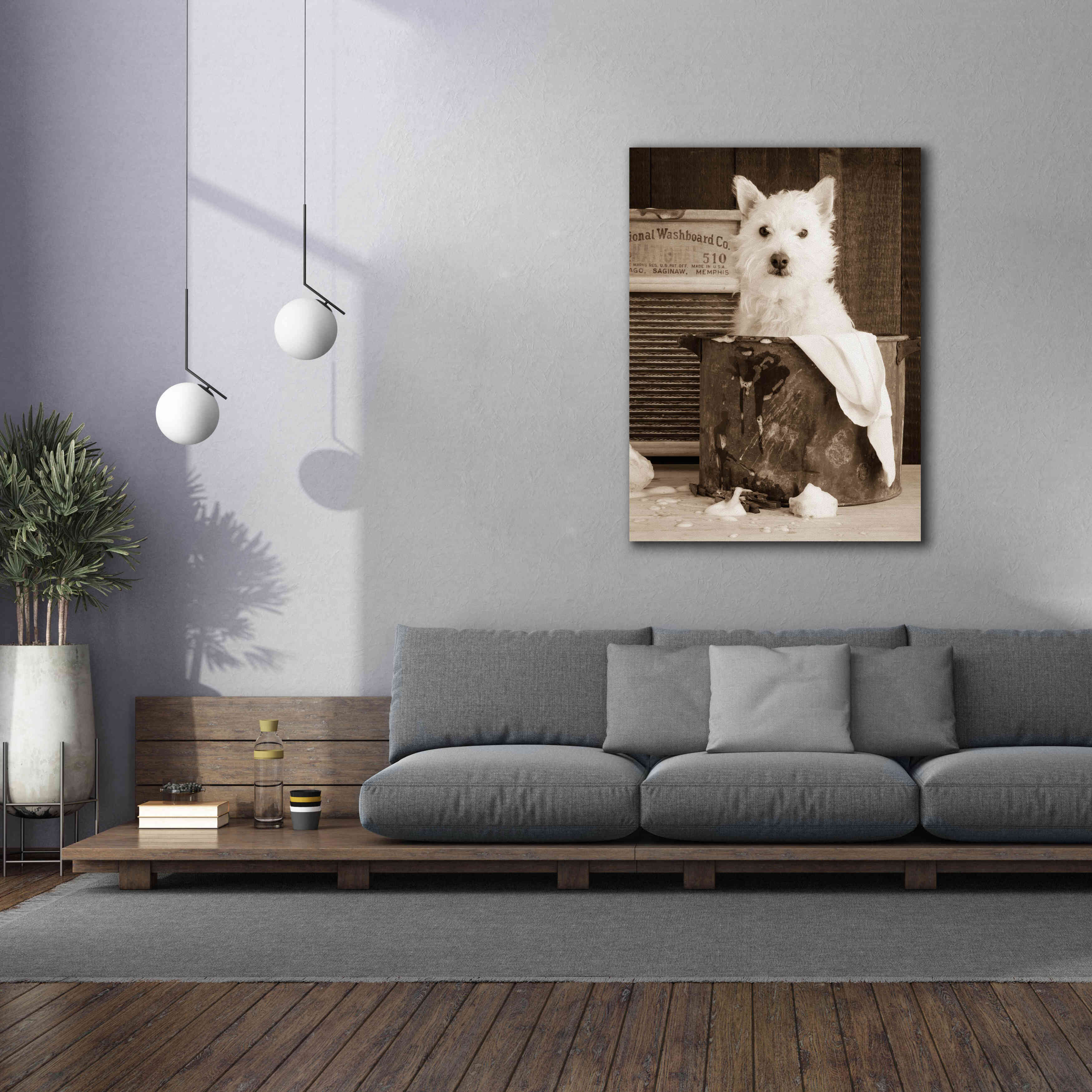 'Vintage Wash Day' by Edward M. Fielding, Giclee Canvas Wall Art,40x54