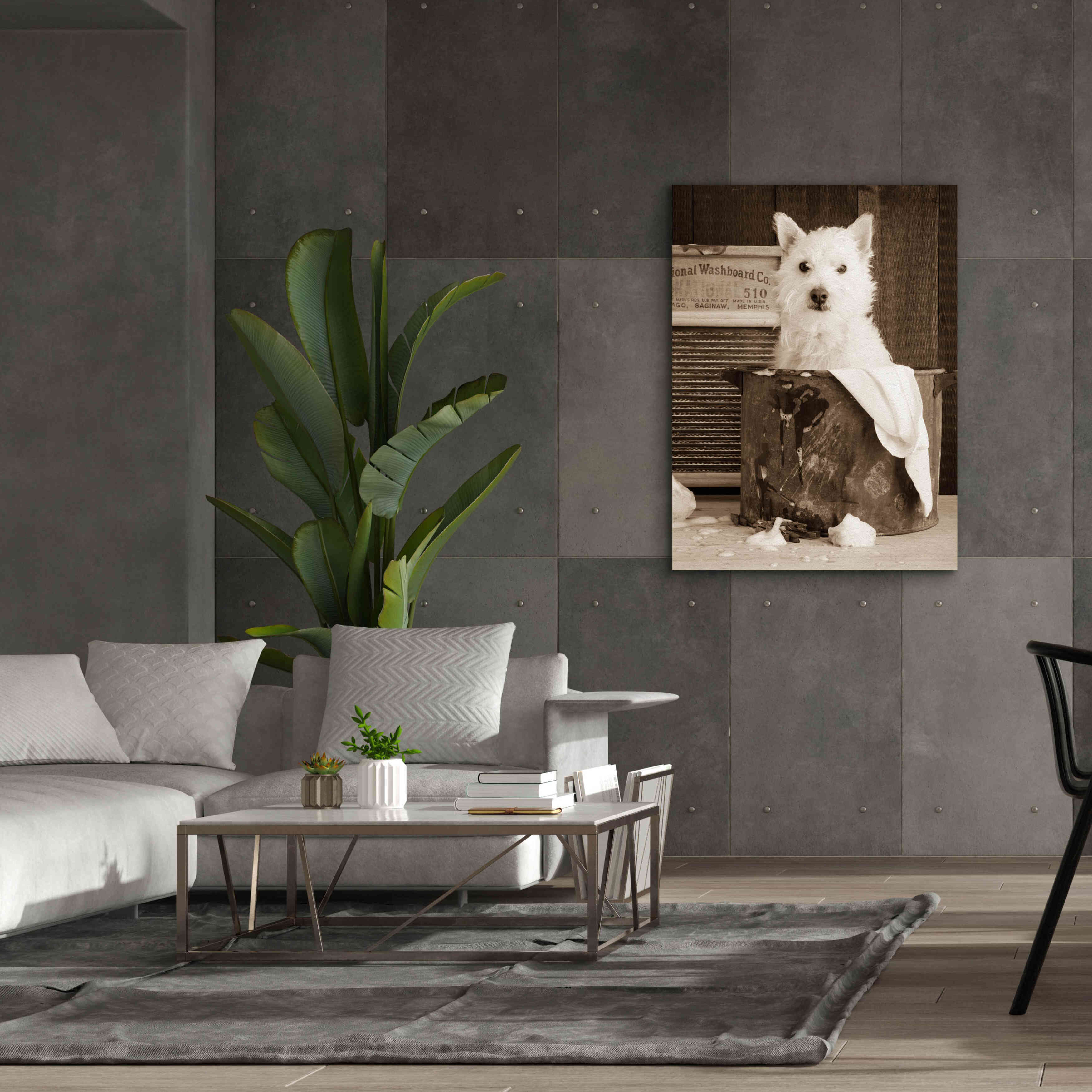 'Vintage Wash Day' by Edward M. Fielding, Giclee Canvas Wall Art,40x54