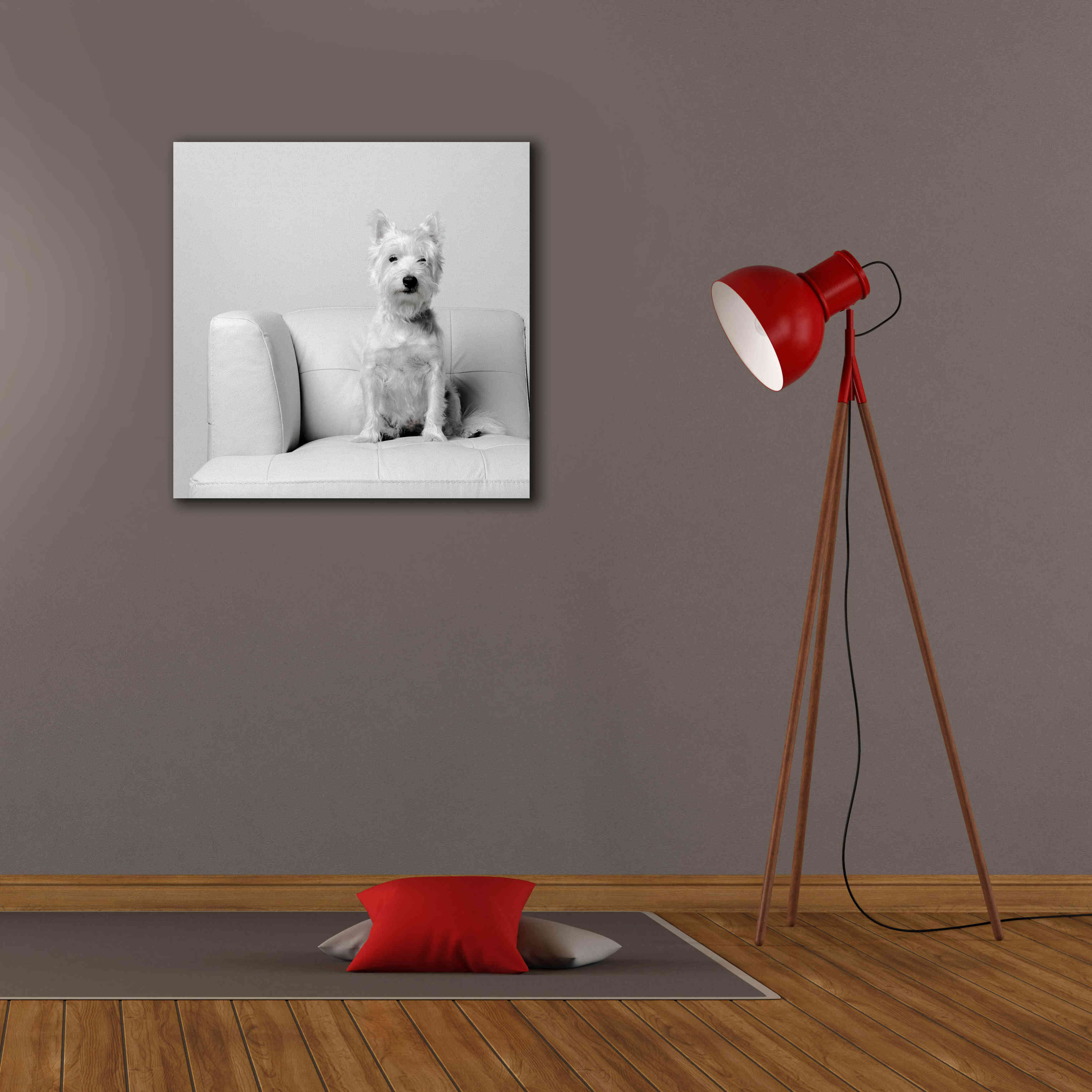 'White on White' by Edward M. Fielding, Giclee Canvas Wall Art,26x26