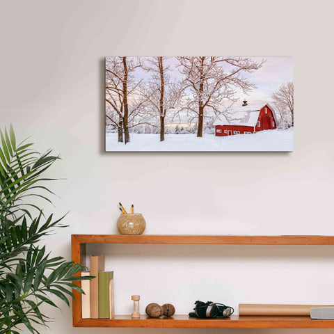 Image of 'Winter Arrives' by Edward M. Fielding, Giclee Canvas Wall Art,24x12