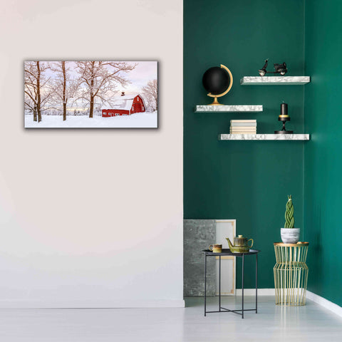 Image of 'Winter Arrives' by Edward M. Fielding, Giclee Canvas Wall Art,40x20