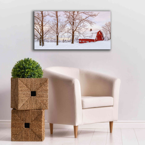 Image of 'Winter Arrives' by Edward M. Fielding, Giclee Canvas Wall Art,40x20
