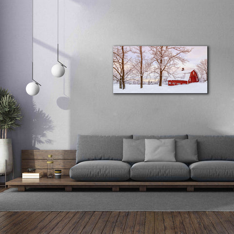 Image of 'Winter Arrives' by Edward M. Fielding, Giclee Canvas Wall Art,60x30