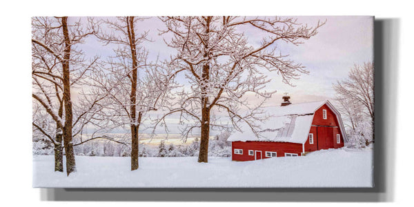 'Winter Arrives' by Edward M. Fielding, Giclee Canvas Wall Art