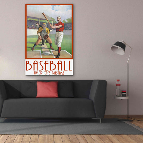 Image of 'Baseball America' by Edward M. Fielding, Giclee Canvas Wall Art,40x60