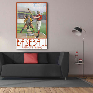 'Baseball America' by Edward M. Fielding, Giclee Canvas Wall Art,40x60