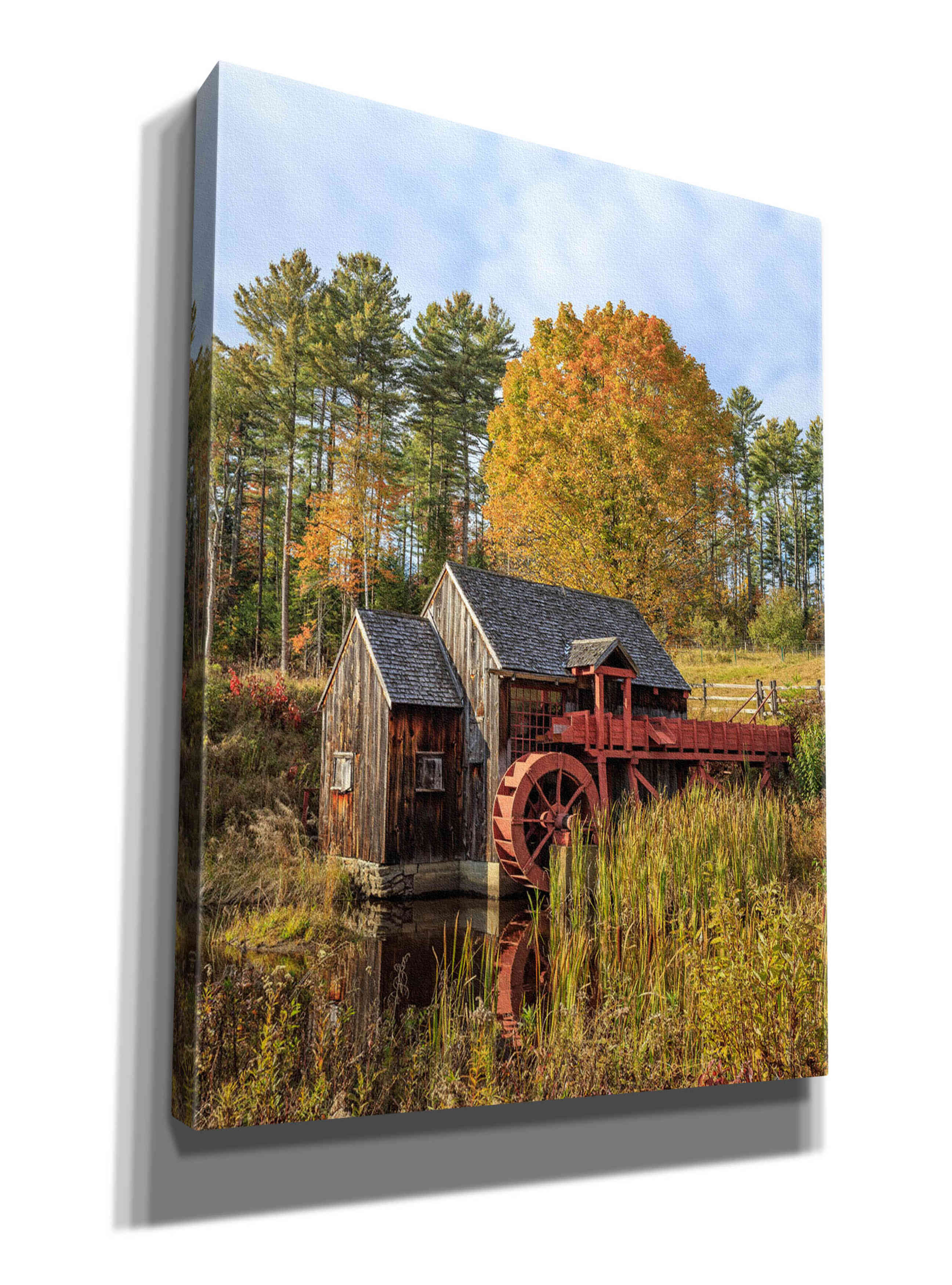 'Grist Mill' by Edward M. Fielding, Giclee Canvas Wall Art