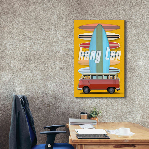 Image of 'Hang Ten' by Edward M. Fielding, Giclee Canvas Wall Art,26x40
