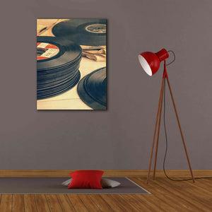 'Old 45s' by Edward M. Fielding, Giclee Canvas Wall Art,26x34