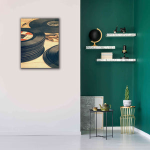 'Old 45s' by Edward M. Fielding, Giclee Canvas Wall Art,26x34