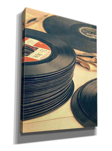 'Old 45s' by Edward M. Fielding, Giclee Canvas Wall Art