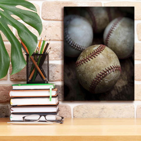 Image of 'Old Baseball' by Edward M. Fielding, Giclee Canvas Wall Art,12x16