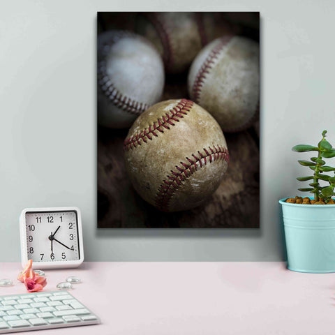 Image of 'Old Baseball' by Edward M. Fielding, Giclee Canvas Wall Art,12x16