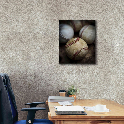 Image of 'Old Baseball' by Edward M. Fielding, Giclee Canvas Wall Art,20x24