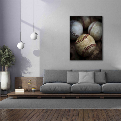 Image of 'Old Baseball' by Edward M. Fielding, Giclee Canvas Wall Art,40x54