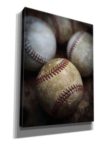 Image of 'Old Baseball' by Edward M. Fielding, Giclee Canvas Wall Art