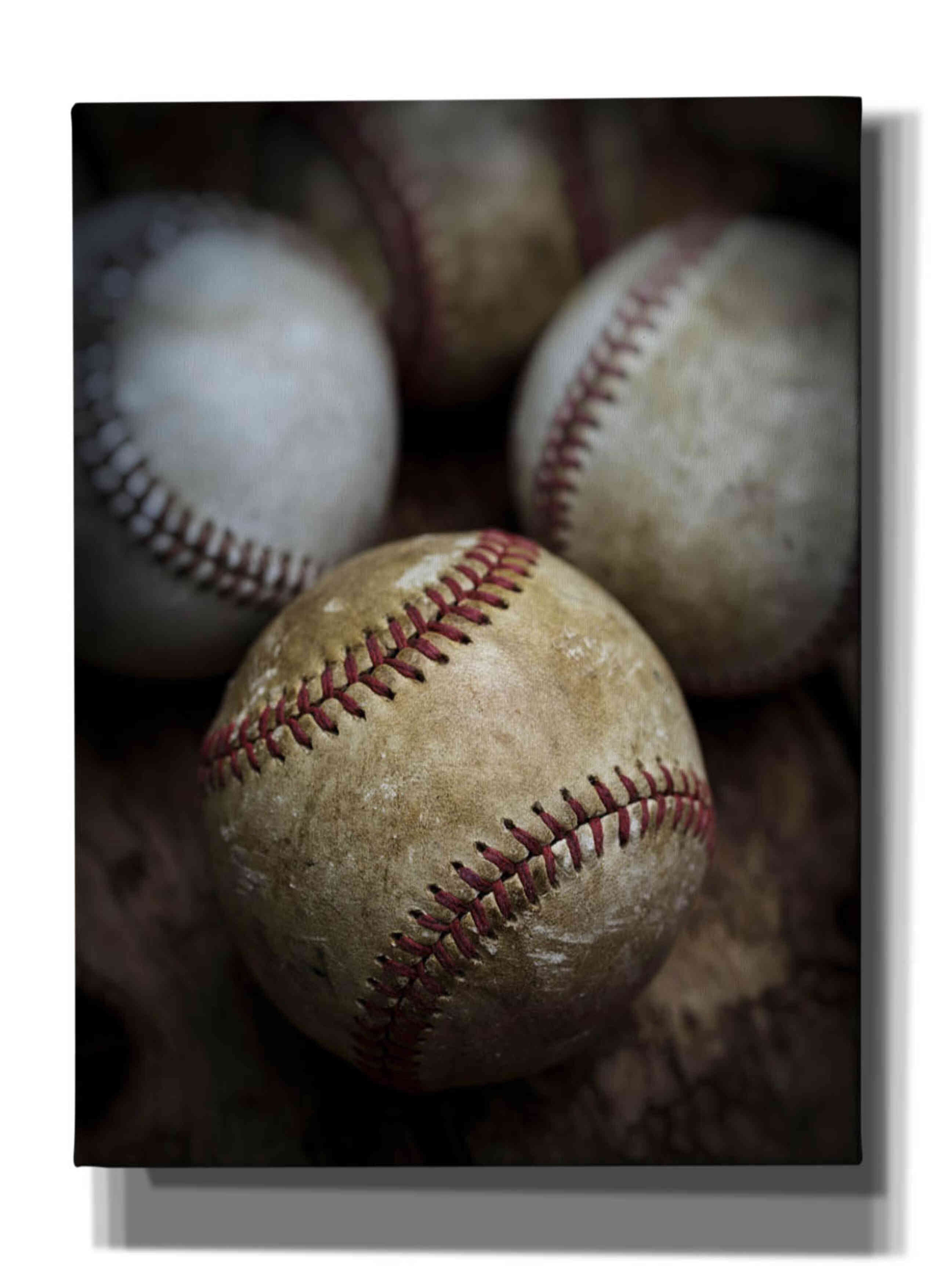 'Old Baseball' by Edward M. Fielding, Giclee Canvas Wall Art