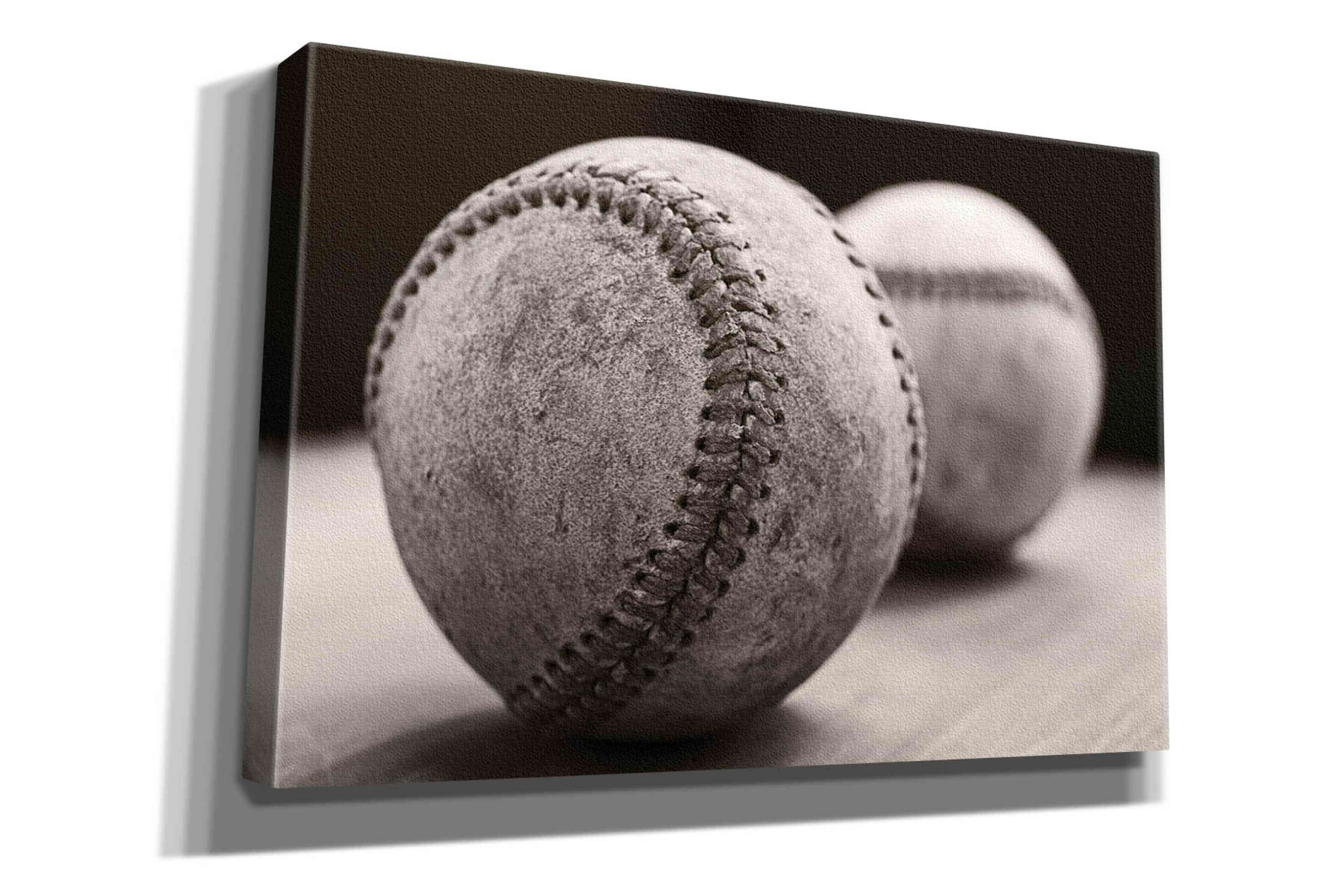 'Old Baseballs' by Edward M. Fielding, Giclee Canvas Wall Art