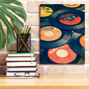 'Old Records' by Edward M. Fielding, Giclee Canvas Wall Art,12x16
