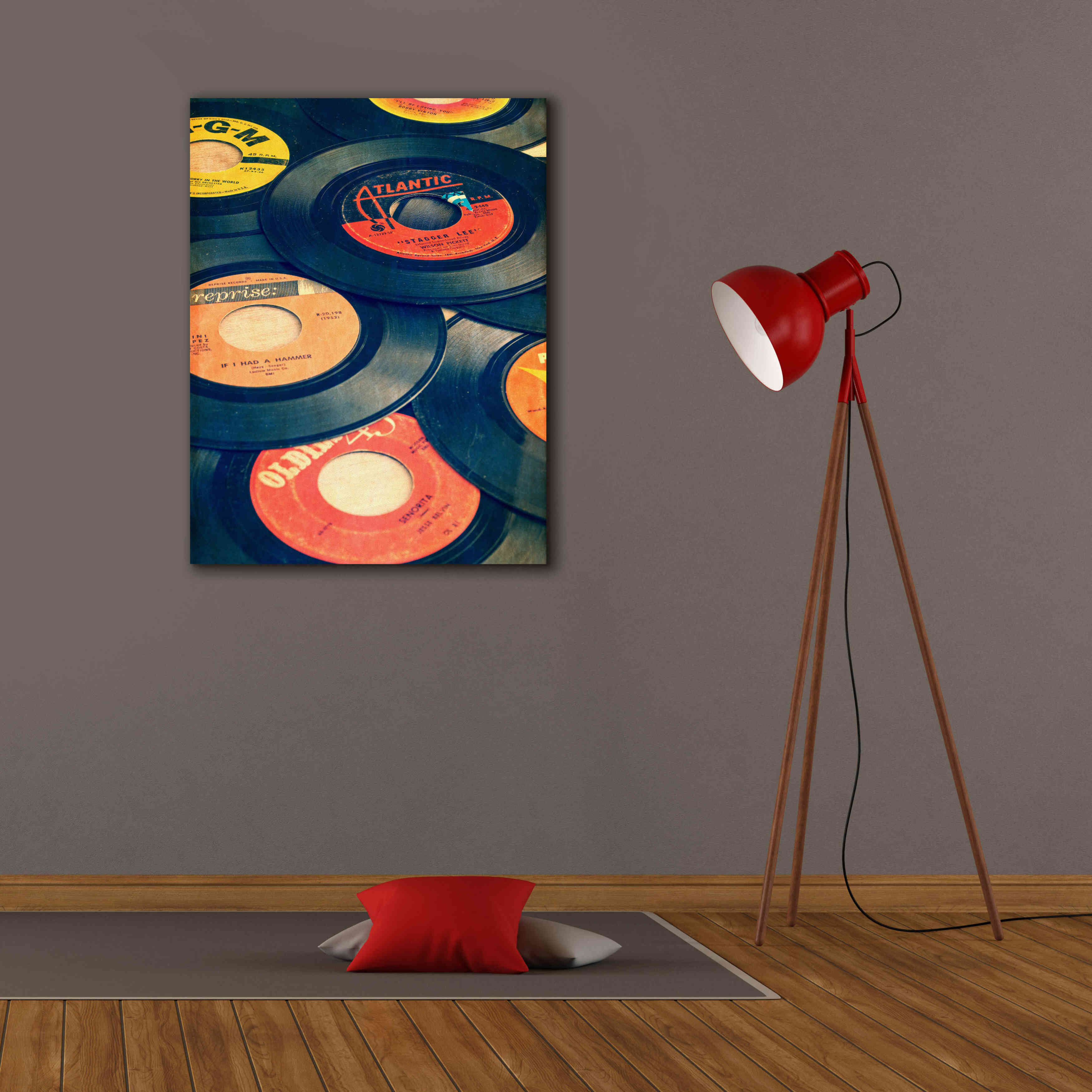 'Old Records' by Edward M. Fielding, Giclee Canvas Wall Art,26x34