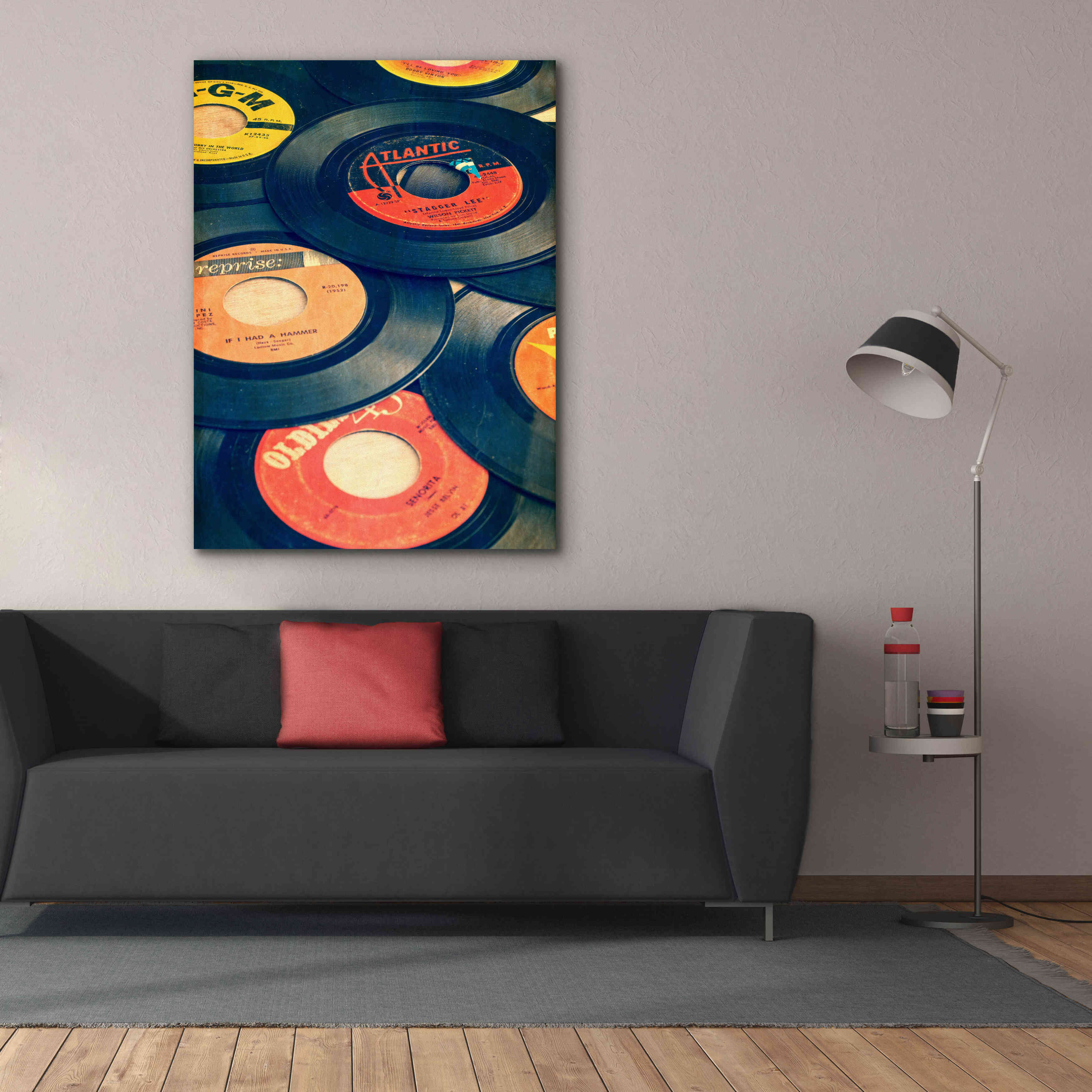 'Old Records' by Edward M. Fielding, Giclee Canvas Wall Art,40x54