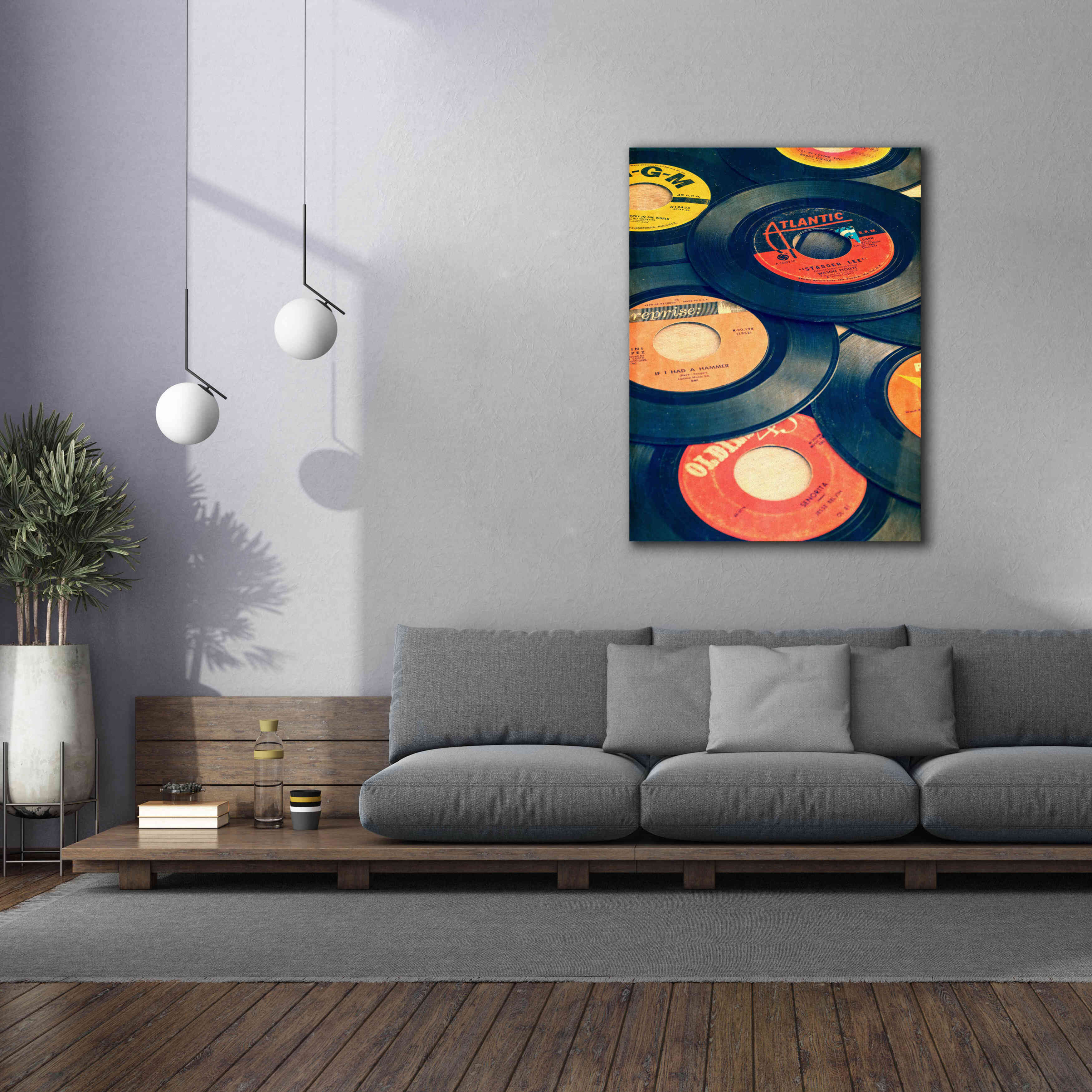 'Old Records' by Edward M. Fielding, Giclee Canvas Wall Art,40x54