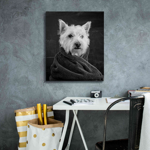 Image of 'Portrait of a Westy Dog' by Edward M. Fielding, Giclee Canvas Wall Art,20x24