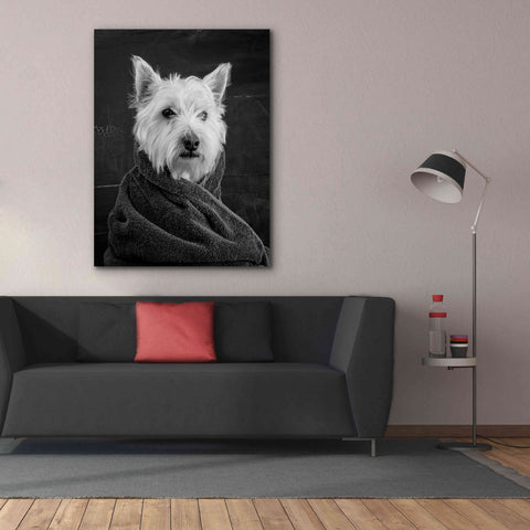 Image of 'Portrait of a Westy Dog' by Edward M. Fielding, Giclee Canvas Wall Art,40x54