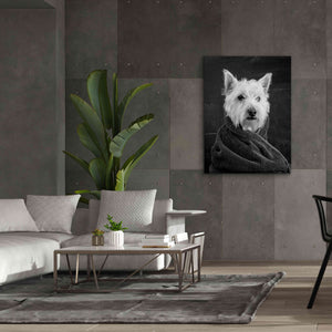 'Portrait of a Westy Dog' by Edward M. Fielding, Giclee Canvas Wall Art,40x54