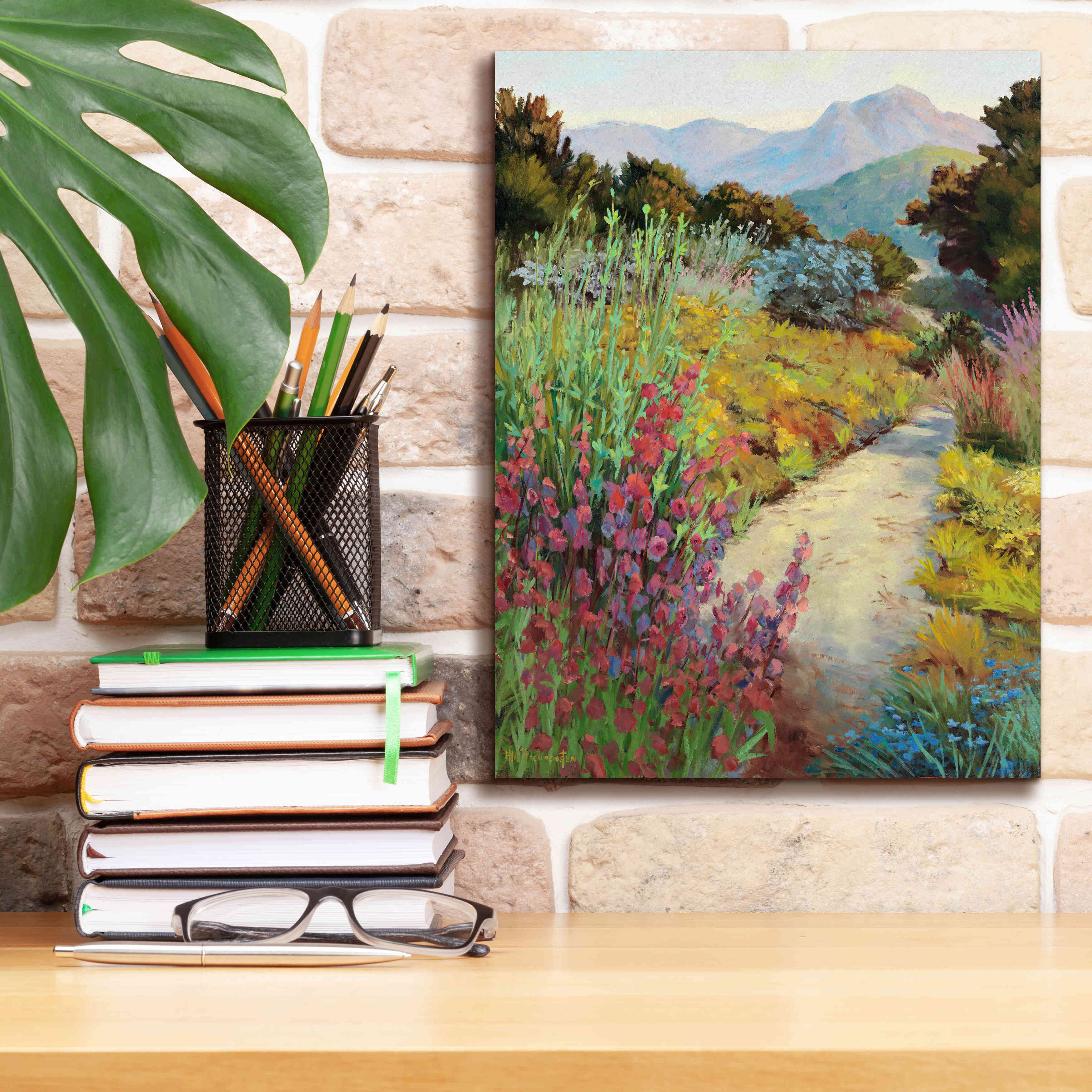 'Garden Path' by Ellie Freudenstein, Giclee Canvas Wall Art,12x16