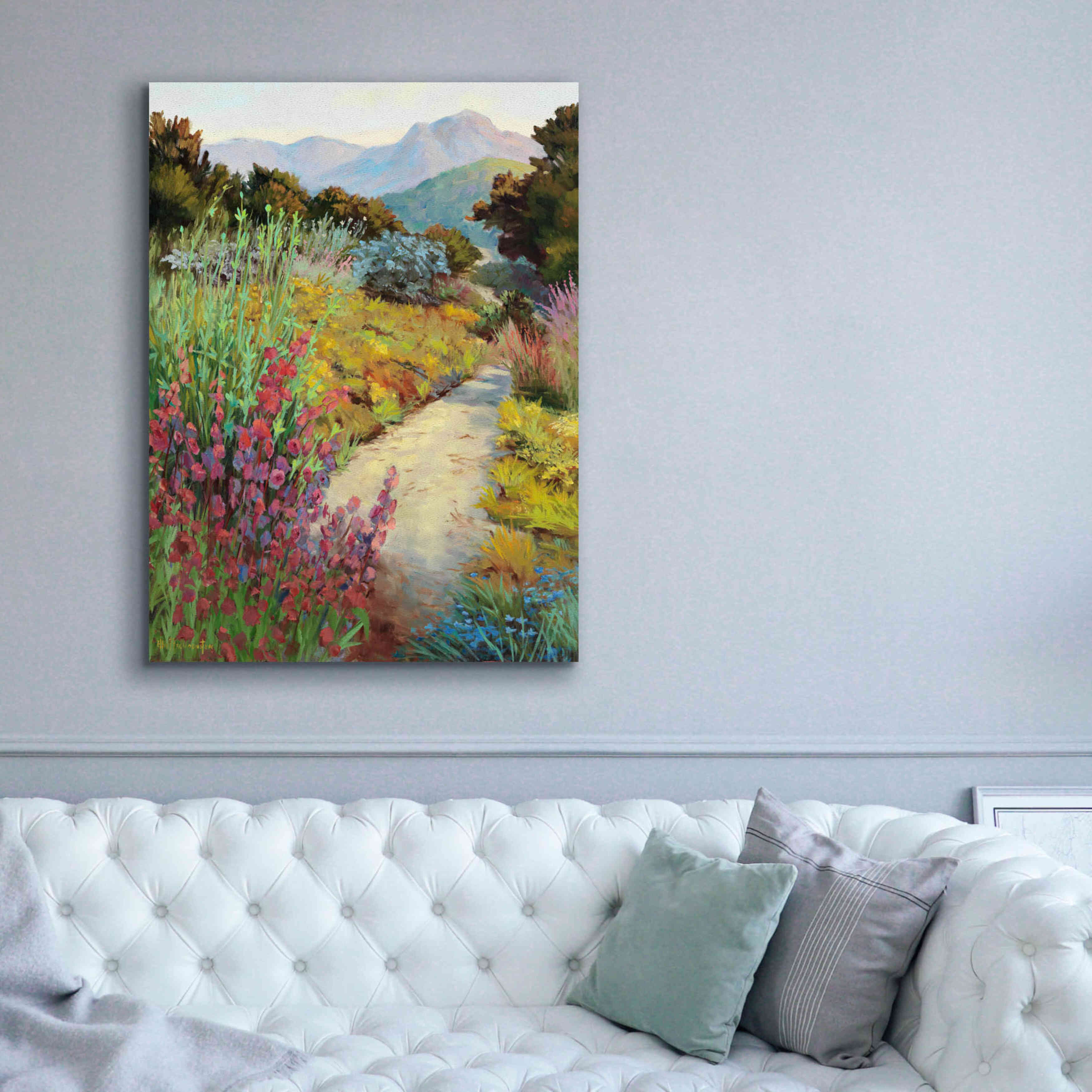 'Garden Path' by Ellie Freudenstein, Giclee Canvas Wall Art,40x54