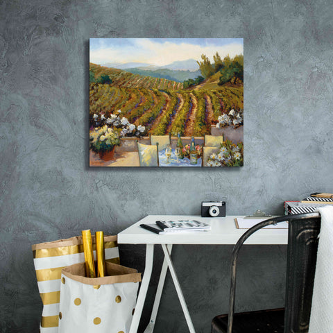 Image of 'Vineyards to Mount St. Helena' by Ellie Freudenstein, Giclee Canvas Wall Art,24x20