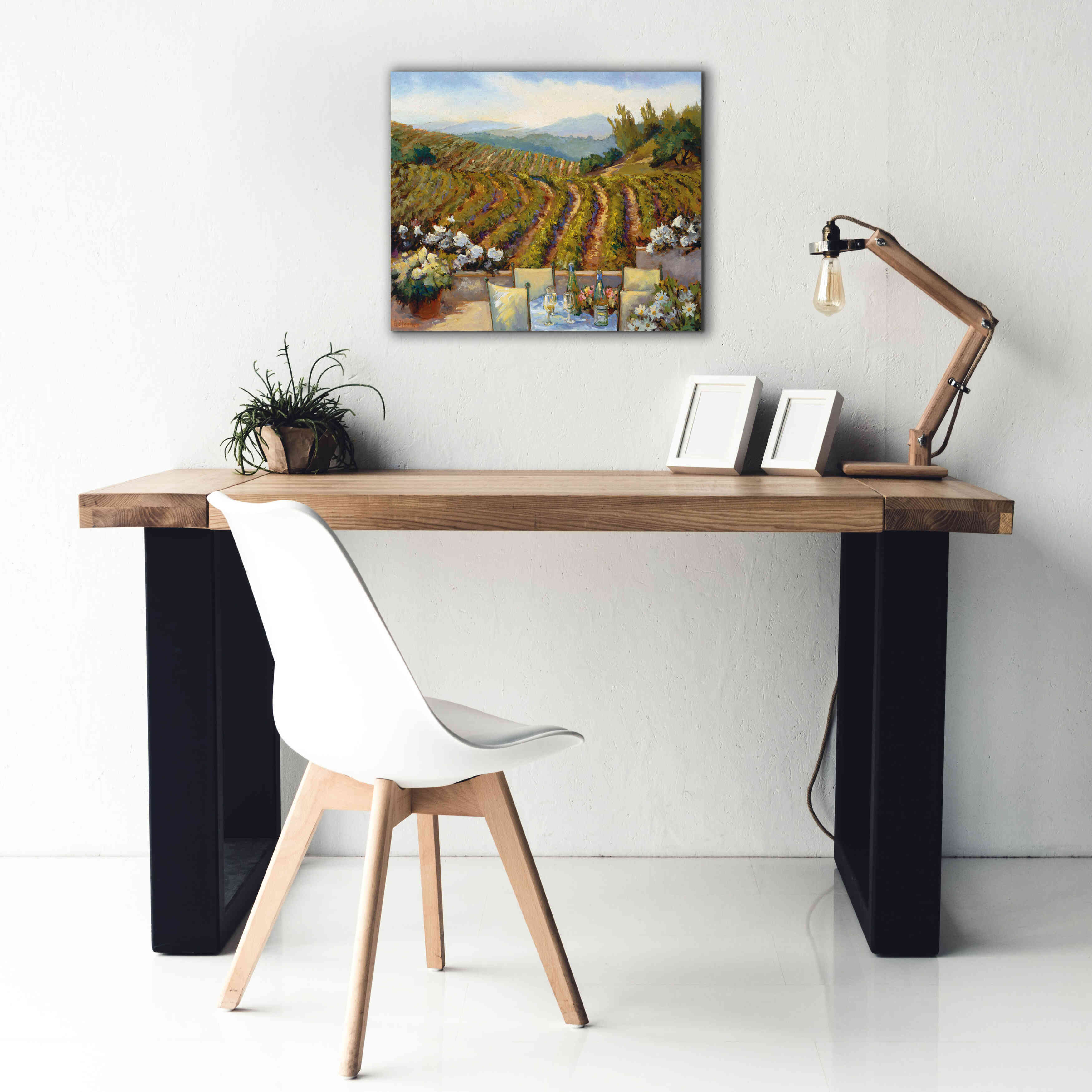 'Vineyards to Mount St. Helena' by Ellie Freudenstein, Giclee Canvas Wall Art,24x20