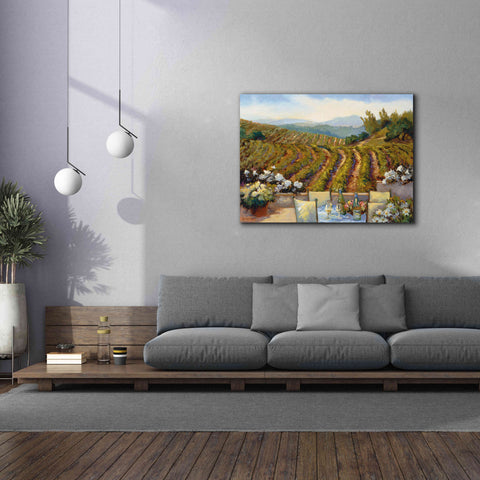 Image of 'Vineyards to Mount St. Helena' by Ellie Freudenstein, Giclee Canvas Wall Art,54x40