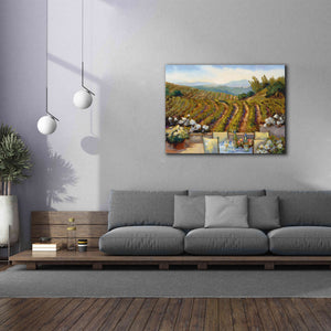 'Vineyards to Mount St. Helena' by Ellie Freudenstein, Giclee Canvas Wall Art,54x40