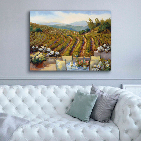 Image of 'Vineyards to Mount St. Helena' by Ellie Freudenstein, Giclee Canvas Wall Art,54x40