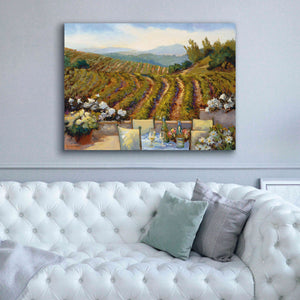 'Vineyards to Mount St. Helena' by Ellie Freudenstein, Giclee Canvas Wall Art,54x40