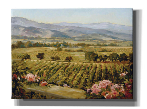 Image of 'Vineyards to Vaca Mountains' by Ellie Freudenstein, Giclee Canvas Wall Art