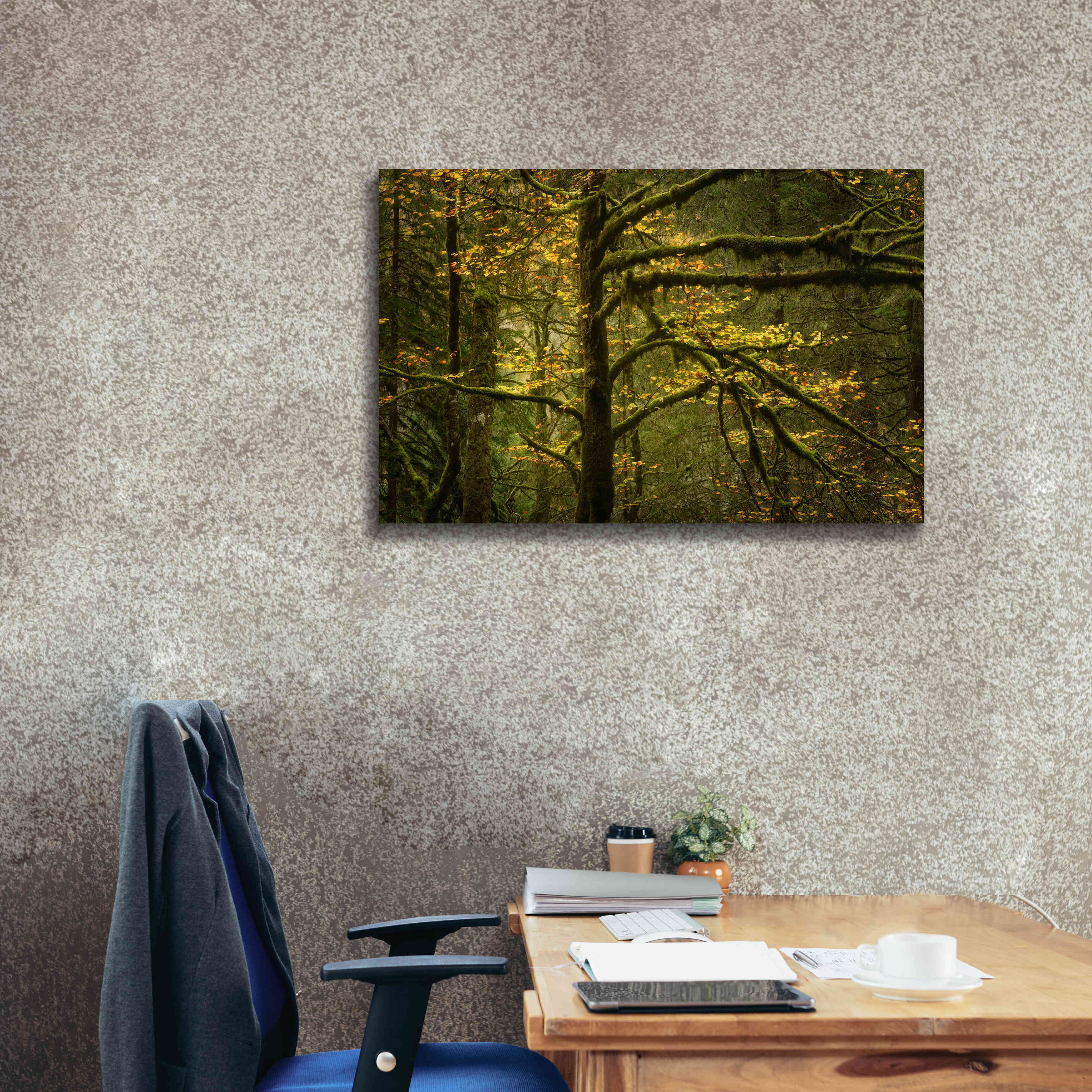 'Golden Drops' by Enrico Fossati, Giclee Canvas Wall Art,40x26