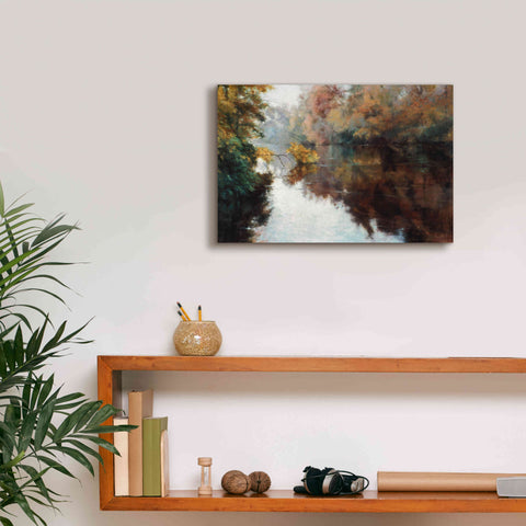 Image of 'Branch on the Charles' by Esther Engelman, Giclee Canvas Wall Art,18x12