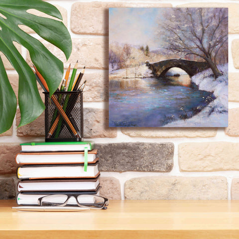 Image of 'Central Park Bridge' by Esther Engelman, Giclee Canvas Wall Art,12x12