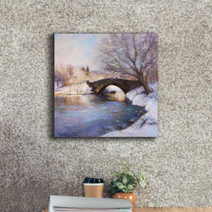 'Central Park Bridge' by Esther Engelman, Giclee Canvas Wall Art,18x18