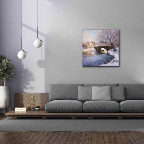 Image of 'Central Park Bridge' by Esther Engelman, Giclee Canvas Wall Art,37x37