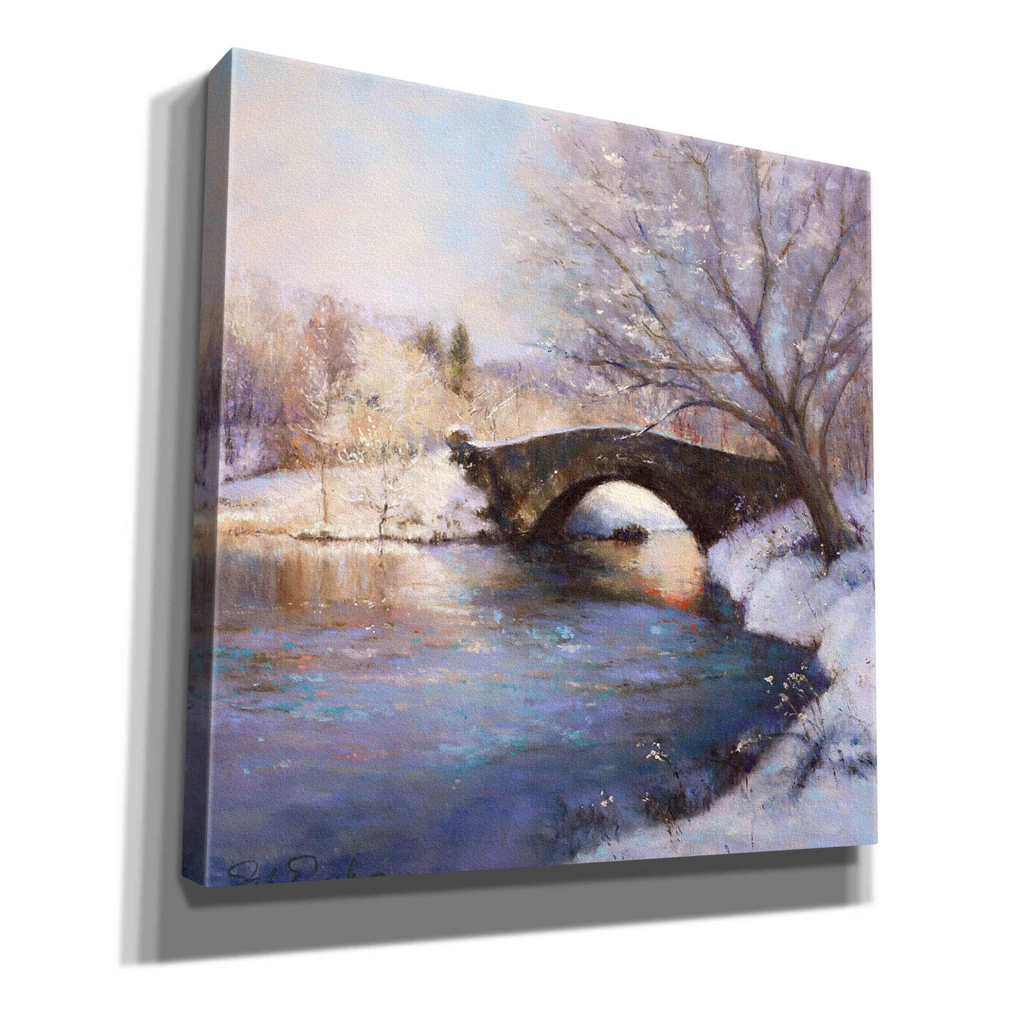'Central Park Bridge' by Esther Engelman, Giclee Canvas Wall Art