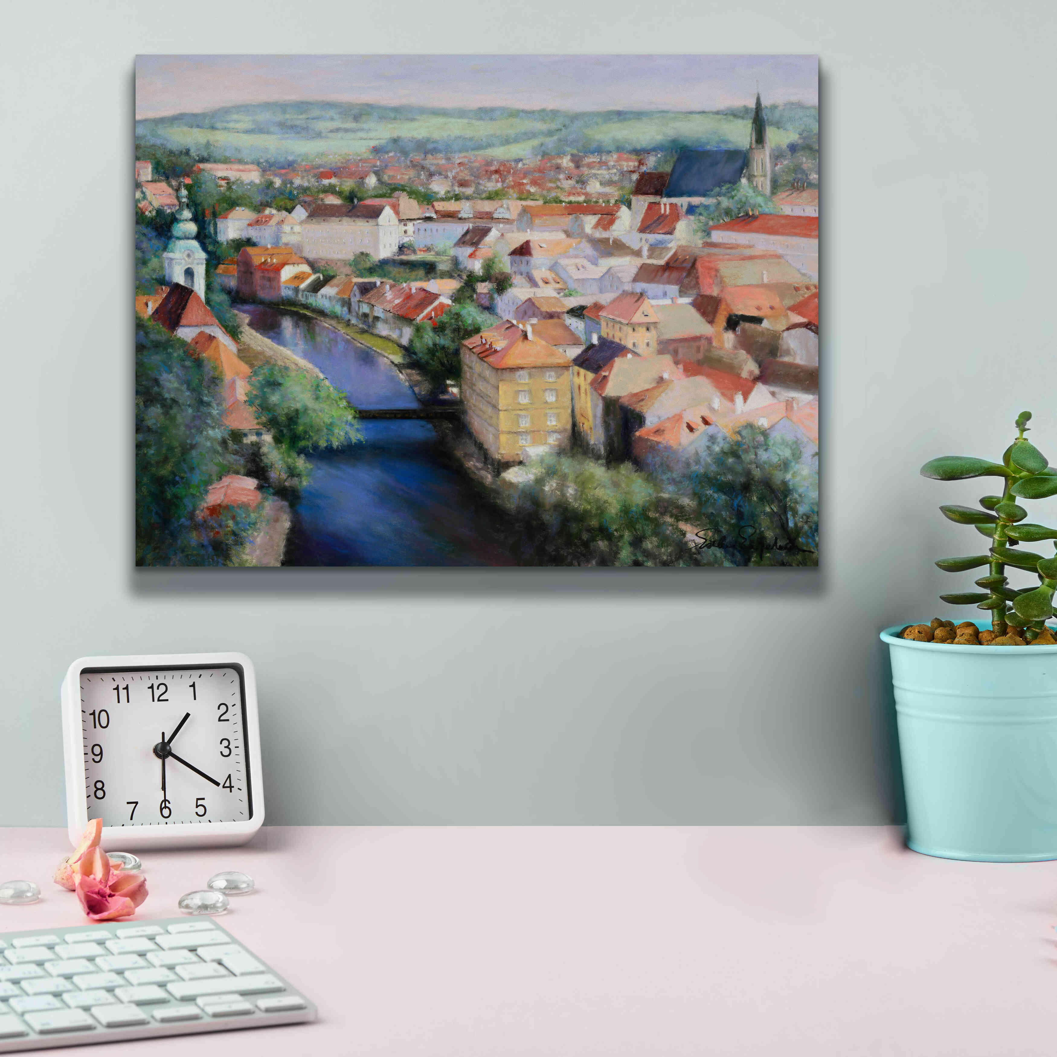 'Mosaic' by Esther Engelman, Giclee Canvas Wall Art,16x12