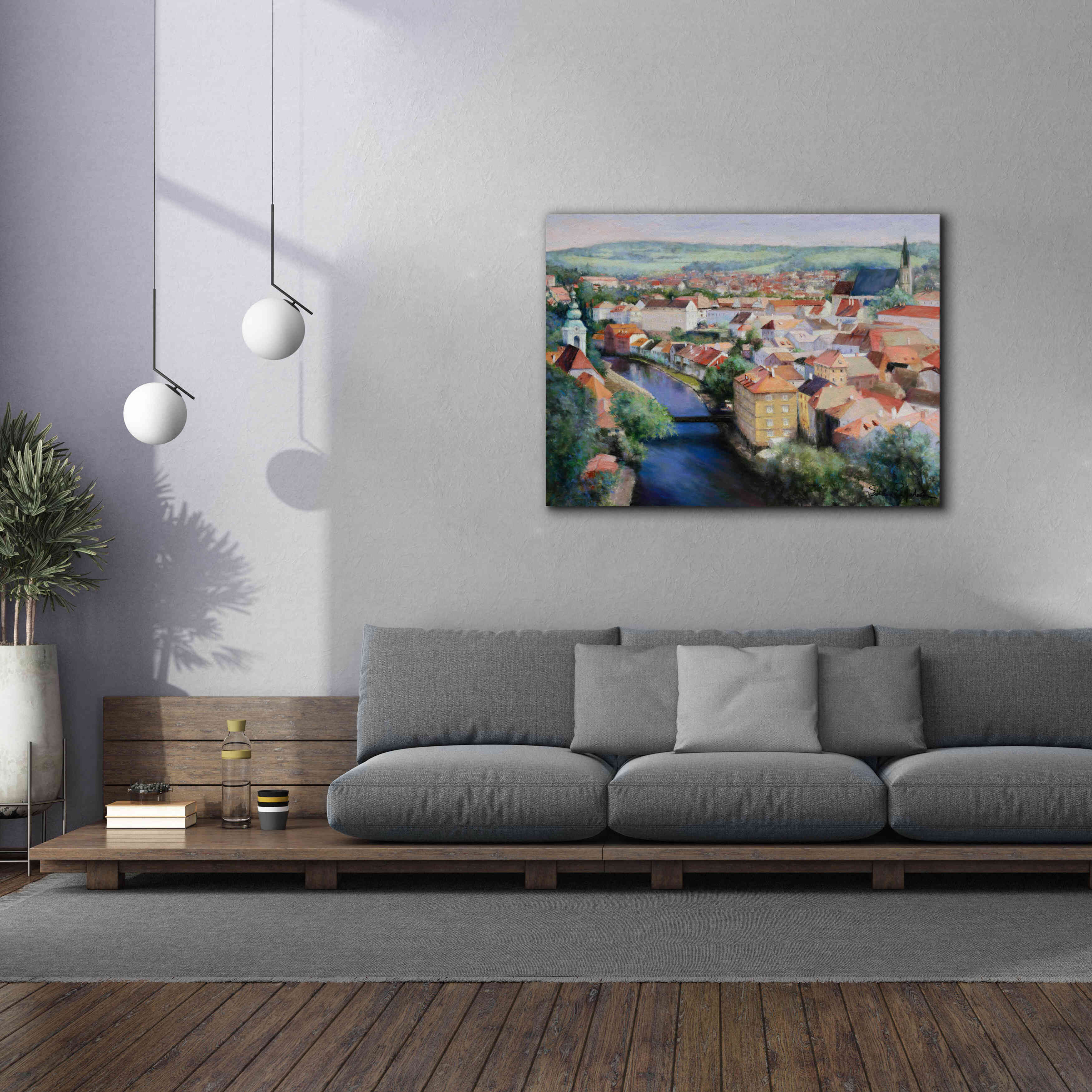 'Mosaic' by Esther Engelman, Giclee Canvas Wall Art,54x40